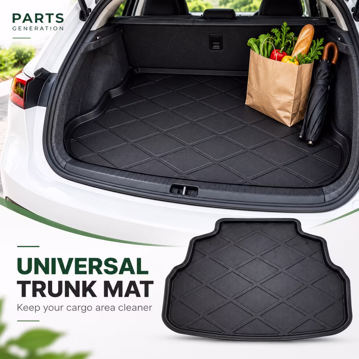 M/Y WATERPROOF UNIVERSAL CAR TRUNK MAT CAR BACK DALA MAT
